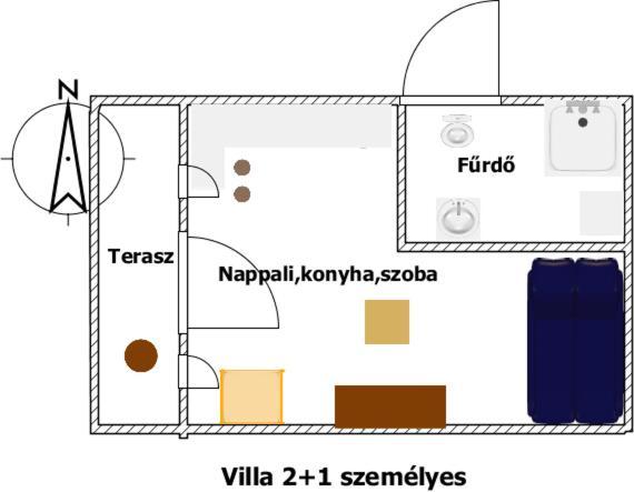 Smeraldo Villa Siófok Pokój zdjęcie